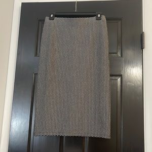 Knit pencil skirt